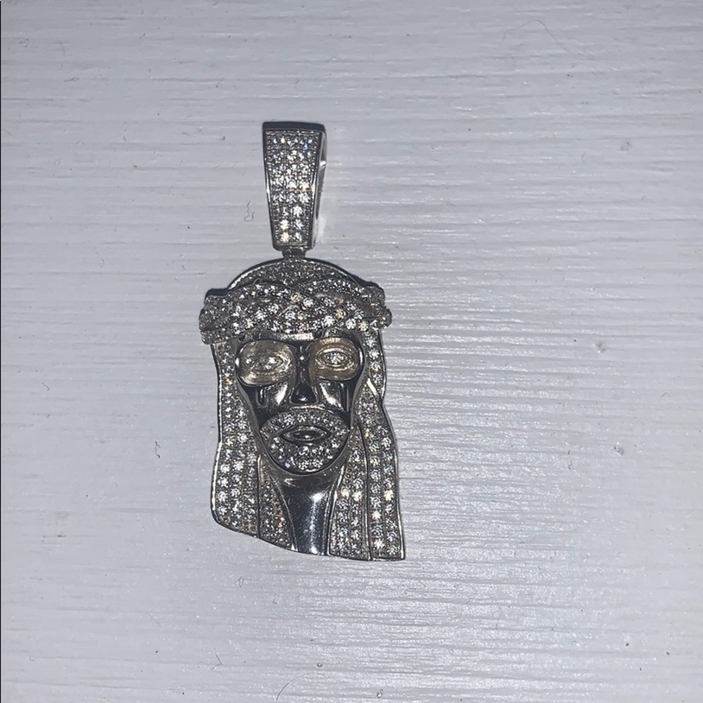 925 silver jesus pendant